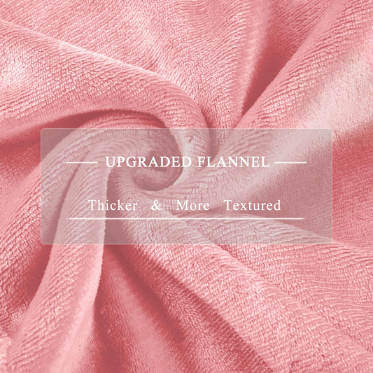 COZYTY détail flanelle montrant la texture ultra-douce pour sensation cocooning