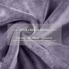 COZYTY gros plan flanelle ultra-douce soulignant texture et douceur