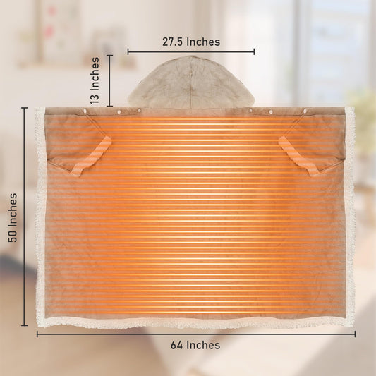 COZYTY détail tissu double face 220GSM offrant douceur et excellente rétention de chaleur