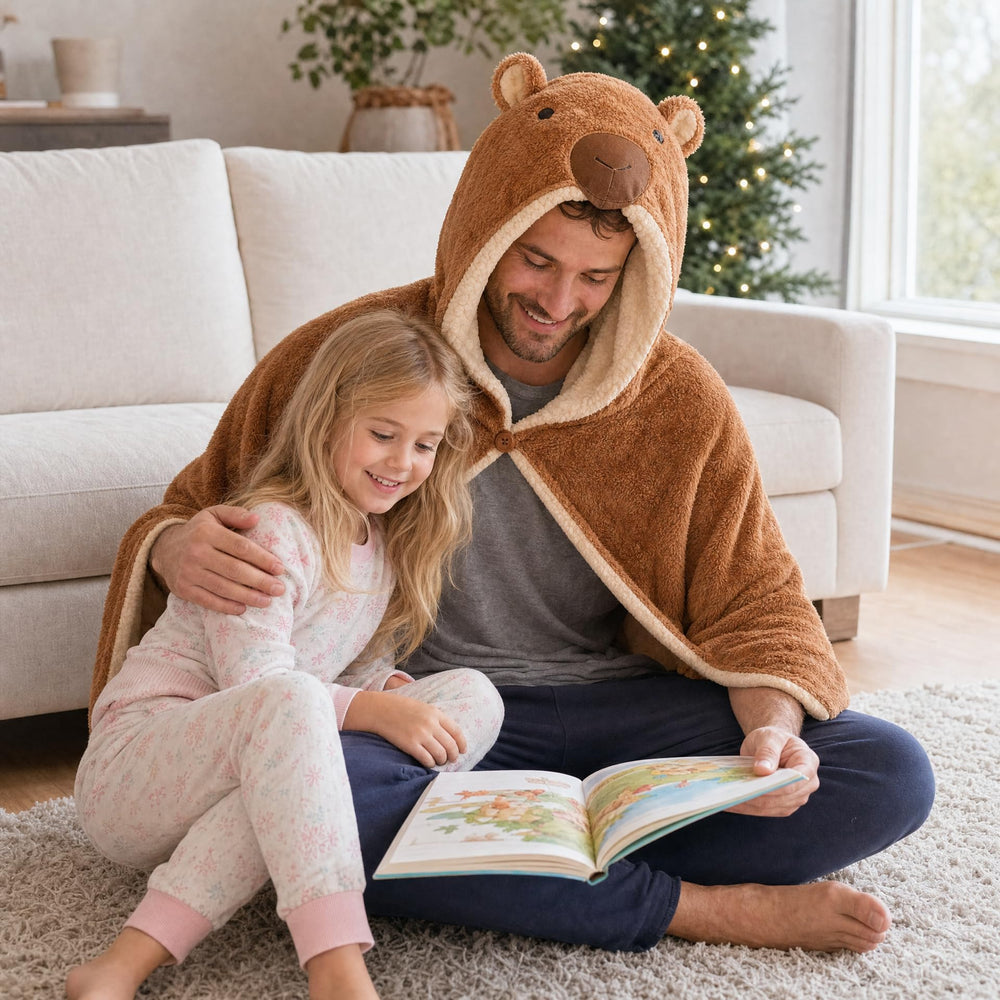 CozziPals comparaison taille montrant couverture généreuse et couverture totale