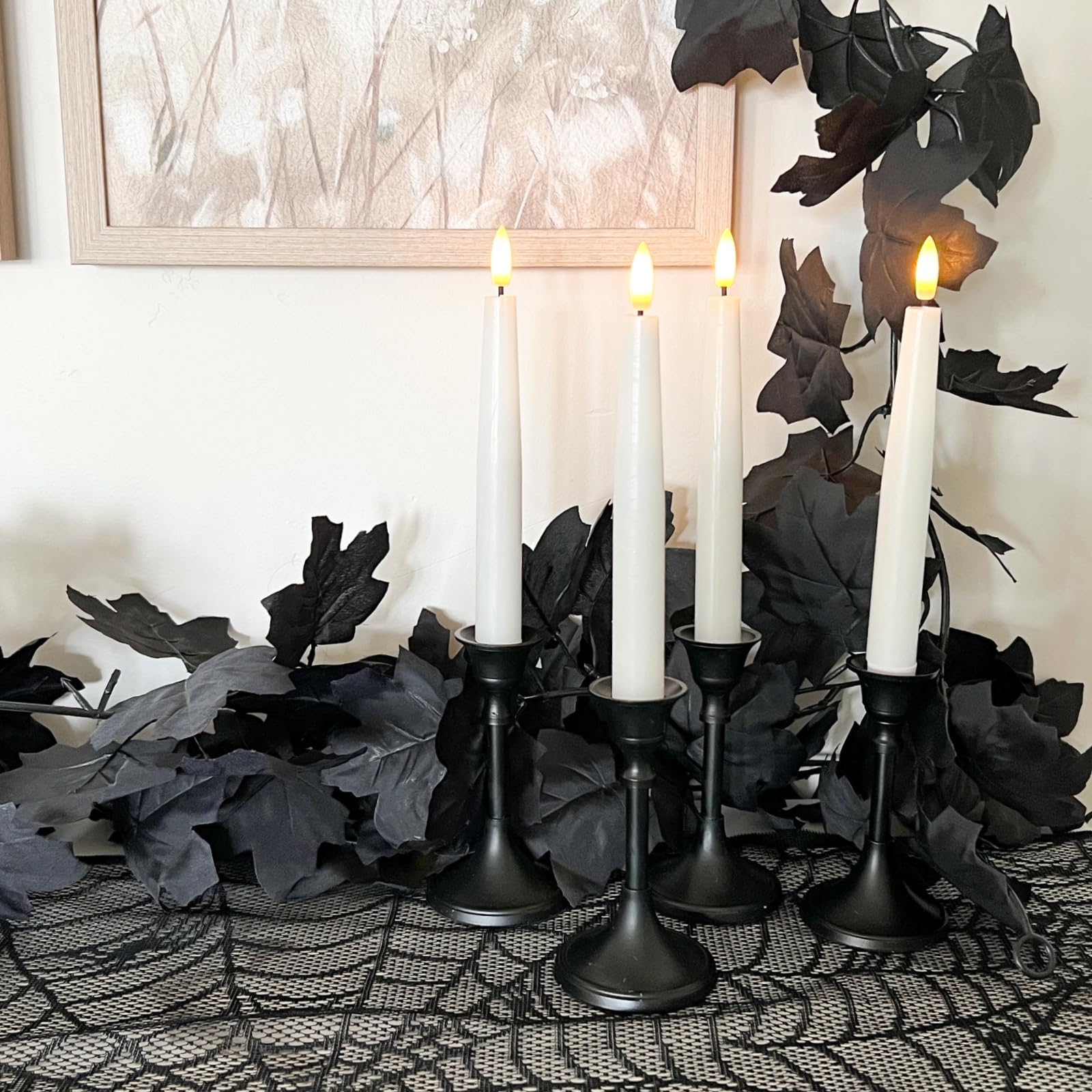 CQURE guirlande sur table décor Halloween pour réception soignée