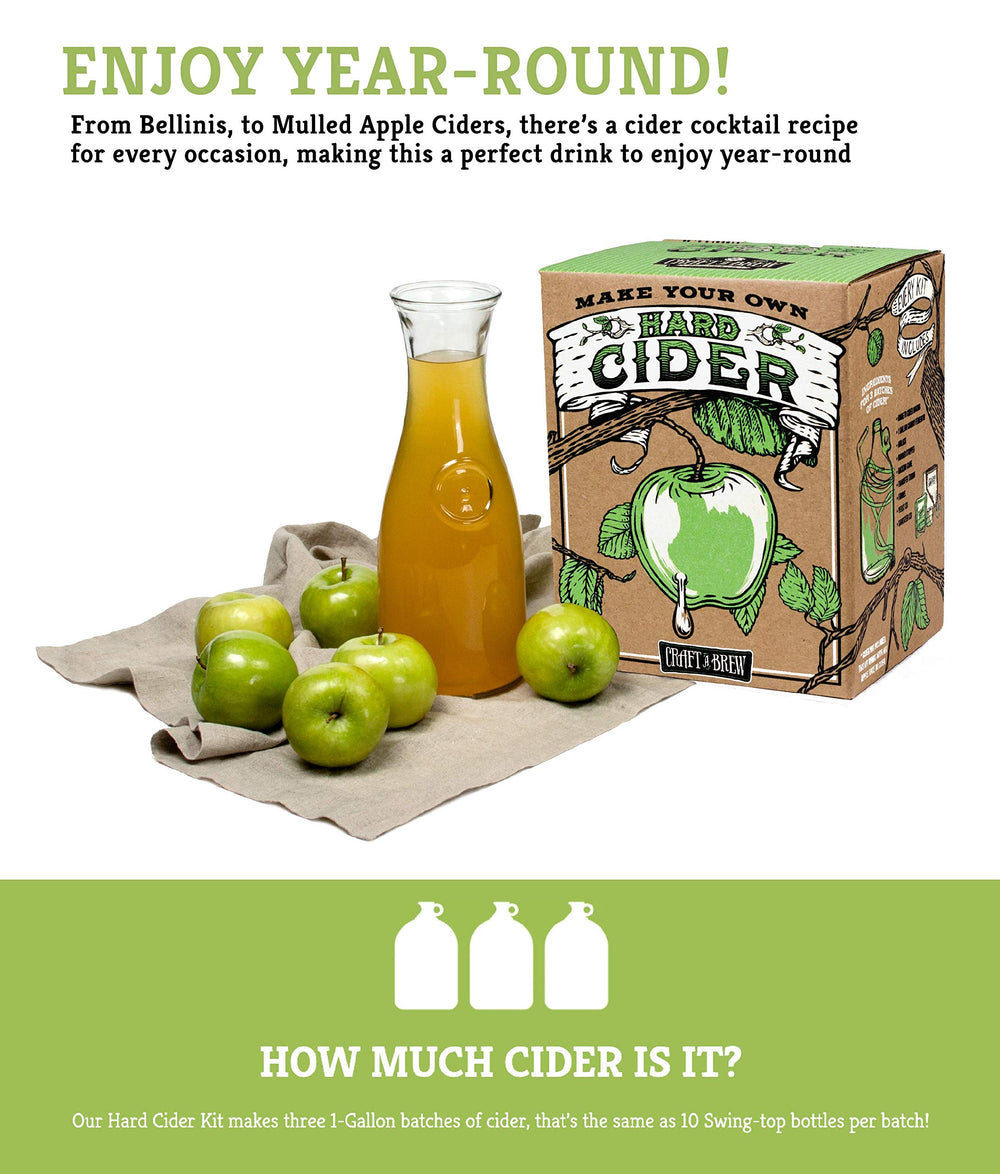 Craft A Brew bonbonne en verre 1 gallon démontrant capacité et clarté