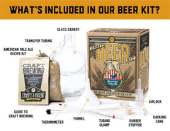 Craft A Brew personne en train de brasser illustrant facilité d'utilisation