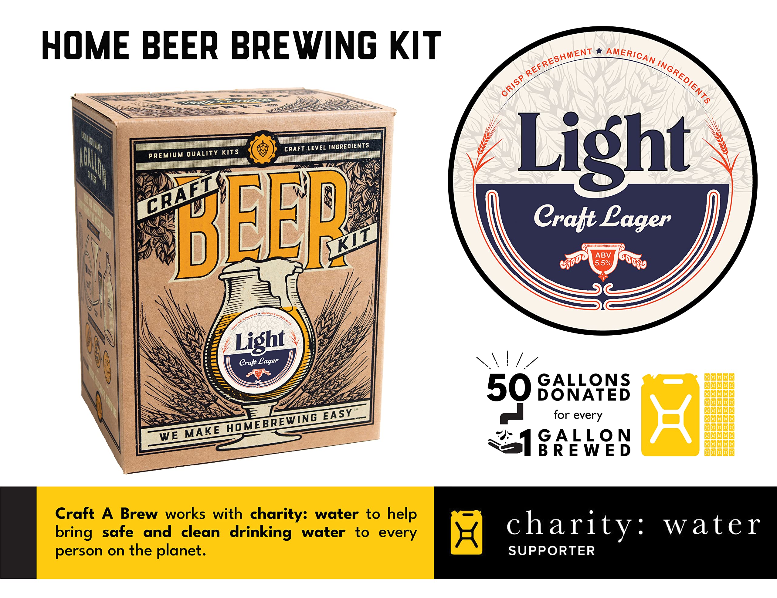 Craft A Brew détail de la levure en sachet assurant fermentation froide propre