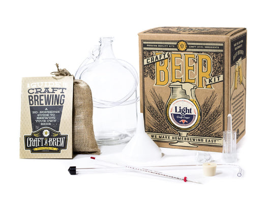 Craft A Brew paquet avant montrant l’équipement et la recette, facile à utiliser