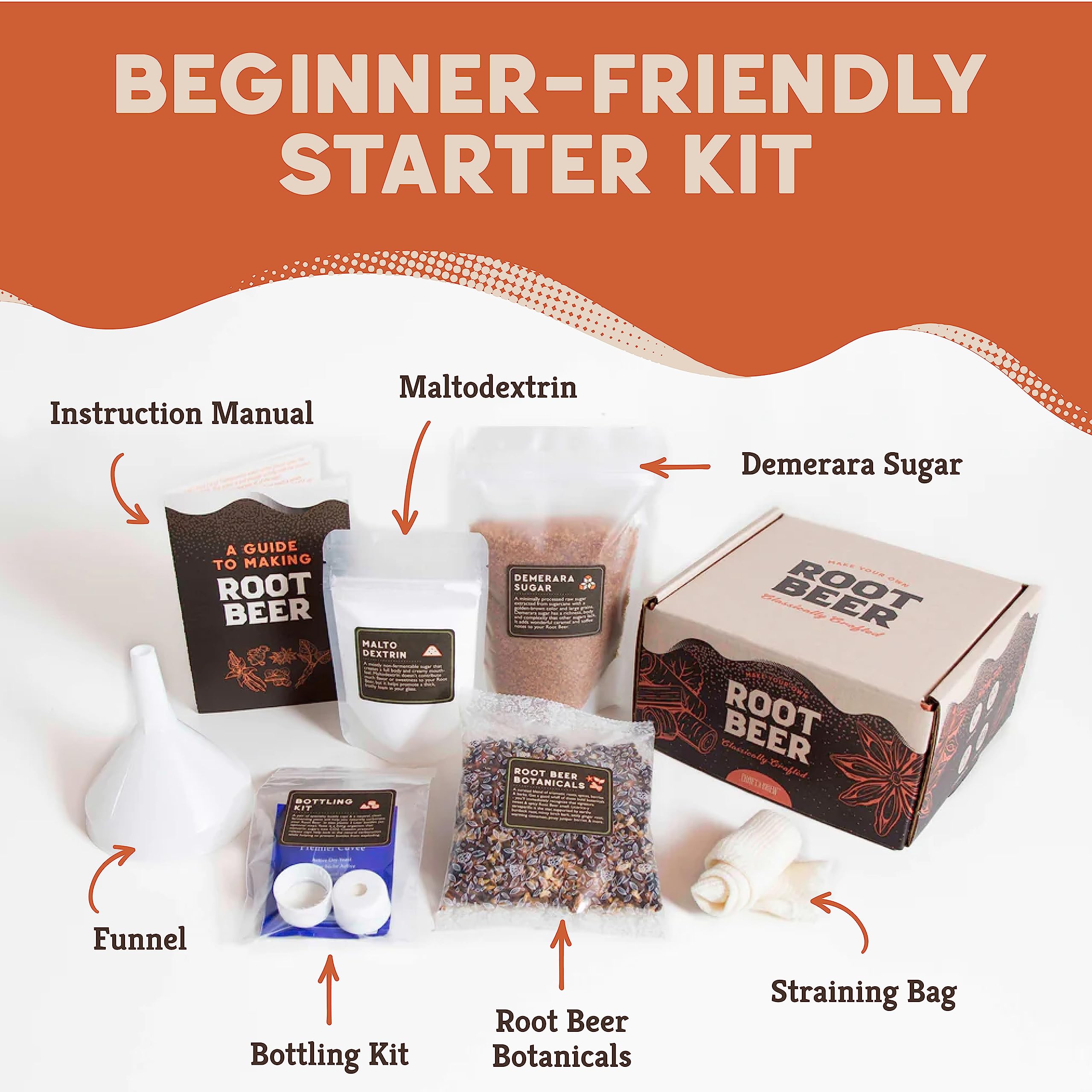 Craft A Brew sac de macération et entonnoir facilitant infusion propre