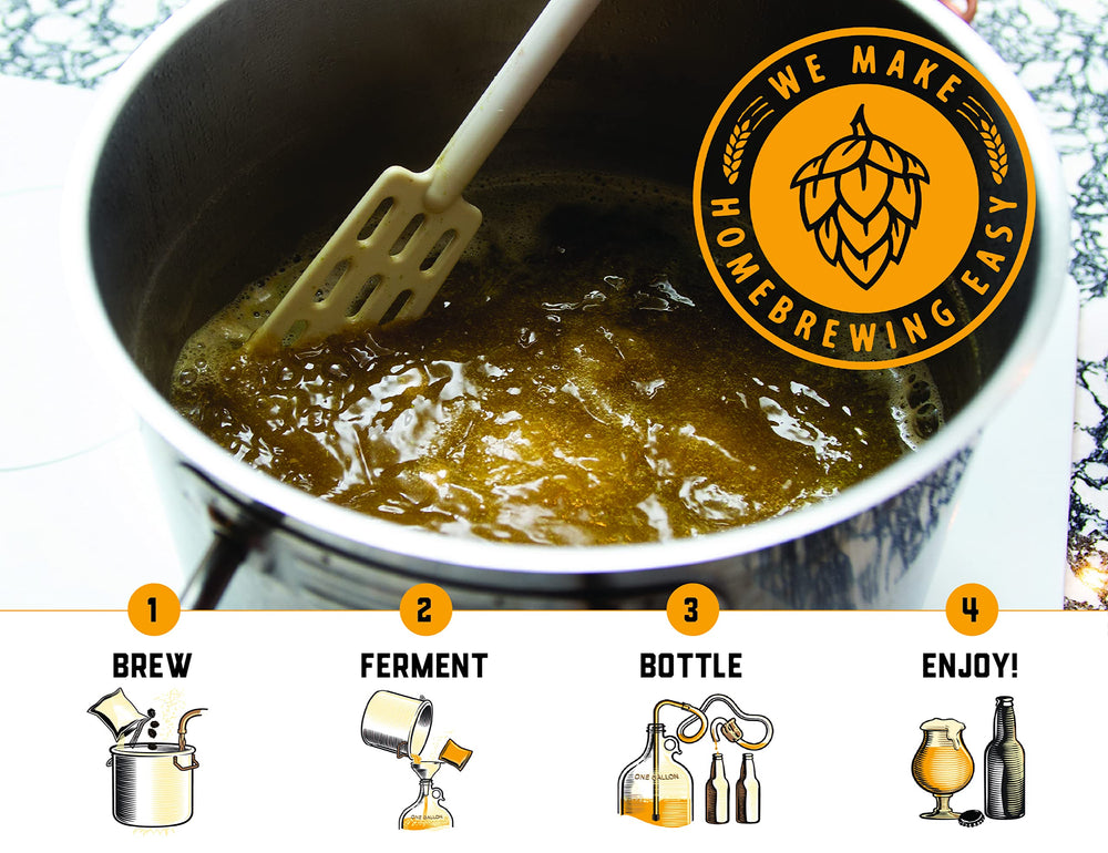 Craft A Brew comparaison taille 1 gallon qui aide à visualiser quantité