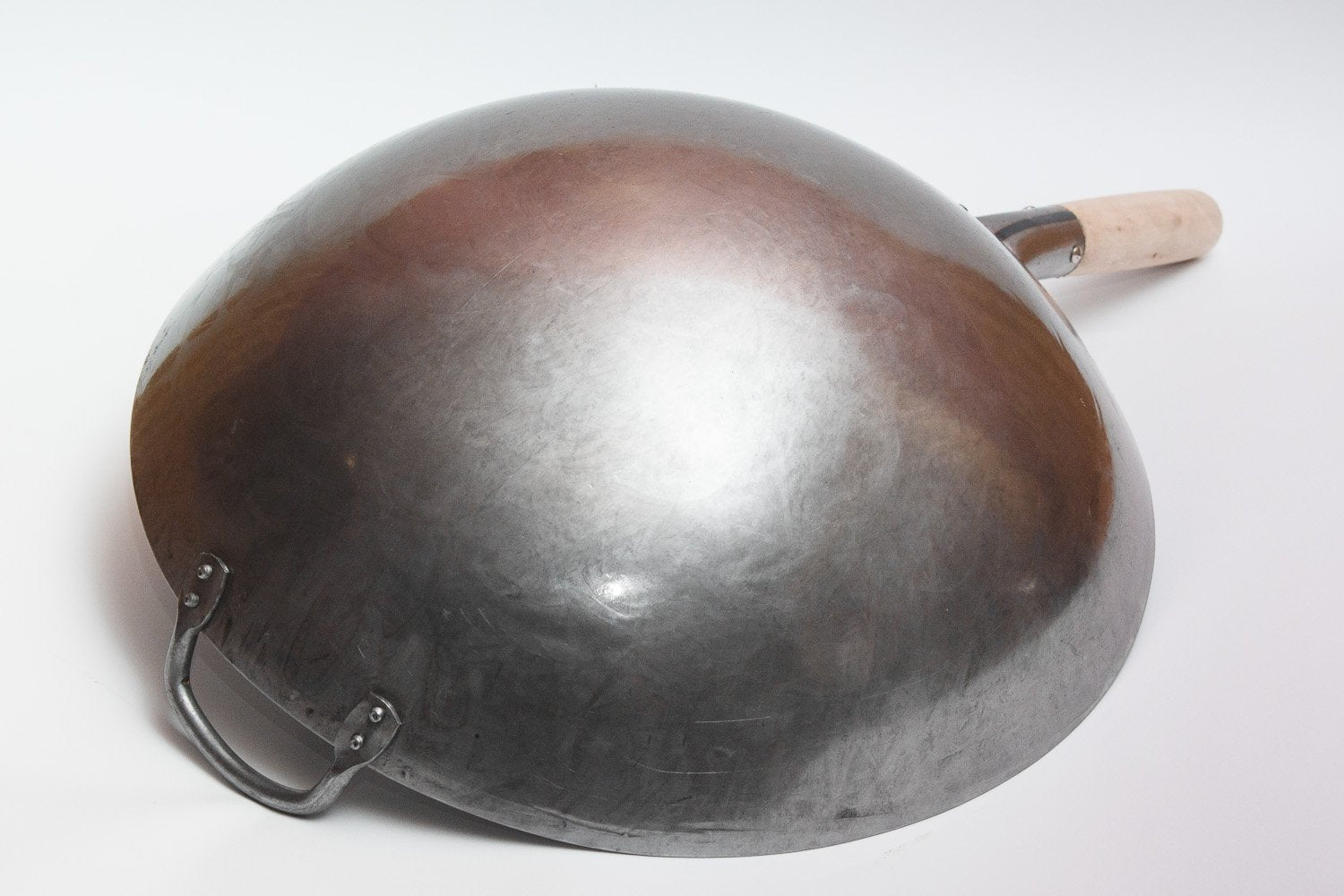 Craft Wok poignée bois et poignée acier pour prise sûre et résistance