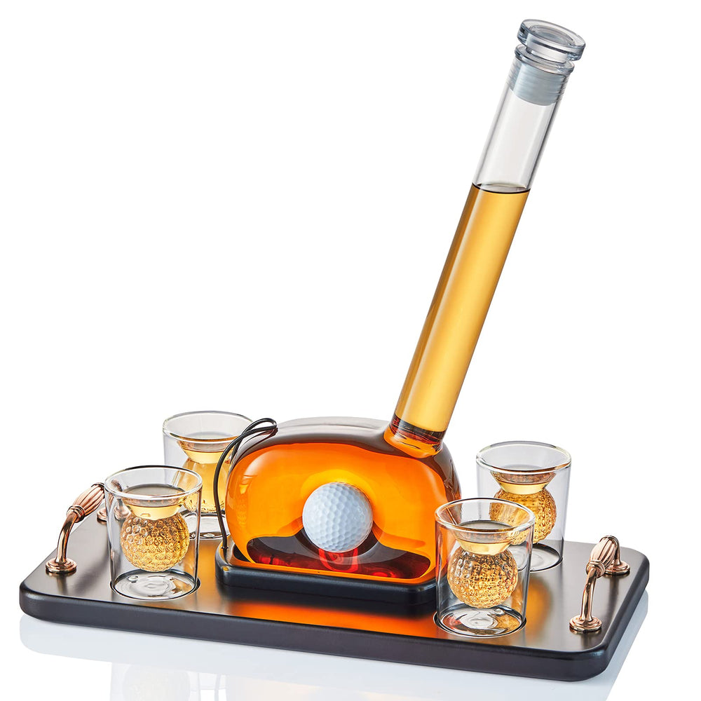 CRAFTGEN carafe en forme de club vue de face, décorative et pratique