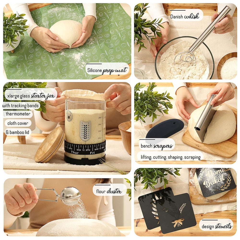 CraftZee bannetons en rotin et silicone, options pour croûte artisanale