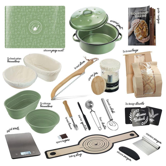 CraftZee bocal starter 34 oz en gros plan, conservation sûre du levain