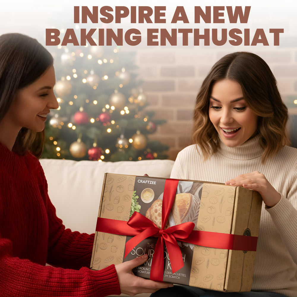 CraftZee kit présenté en cuisine prêt à offrir pour un cadeau inspirant