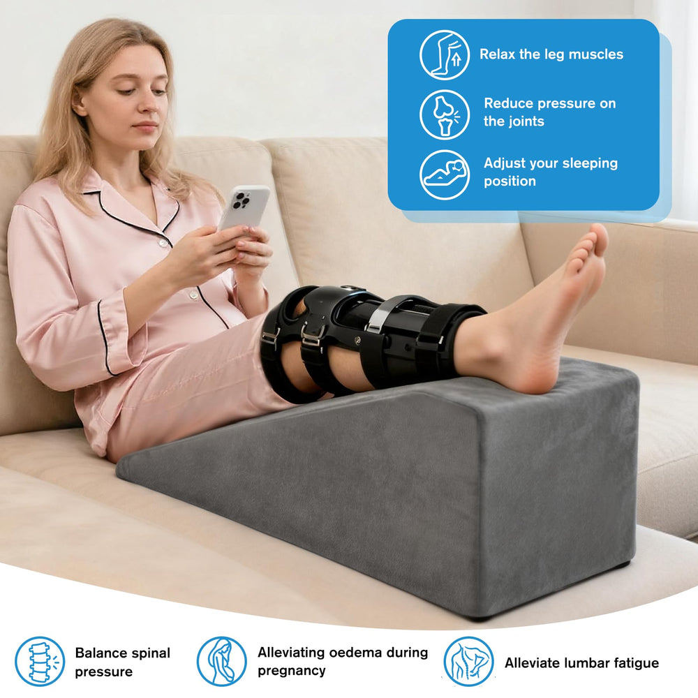 CRAURU coussin profil trapézoïdal illustrant inclinaison ergonomique