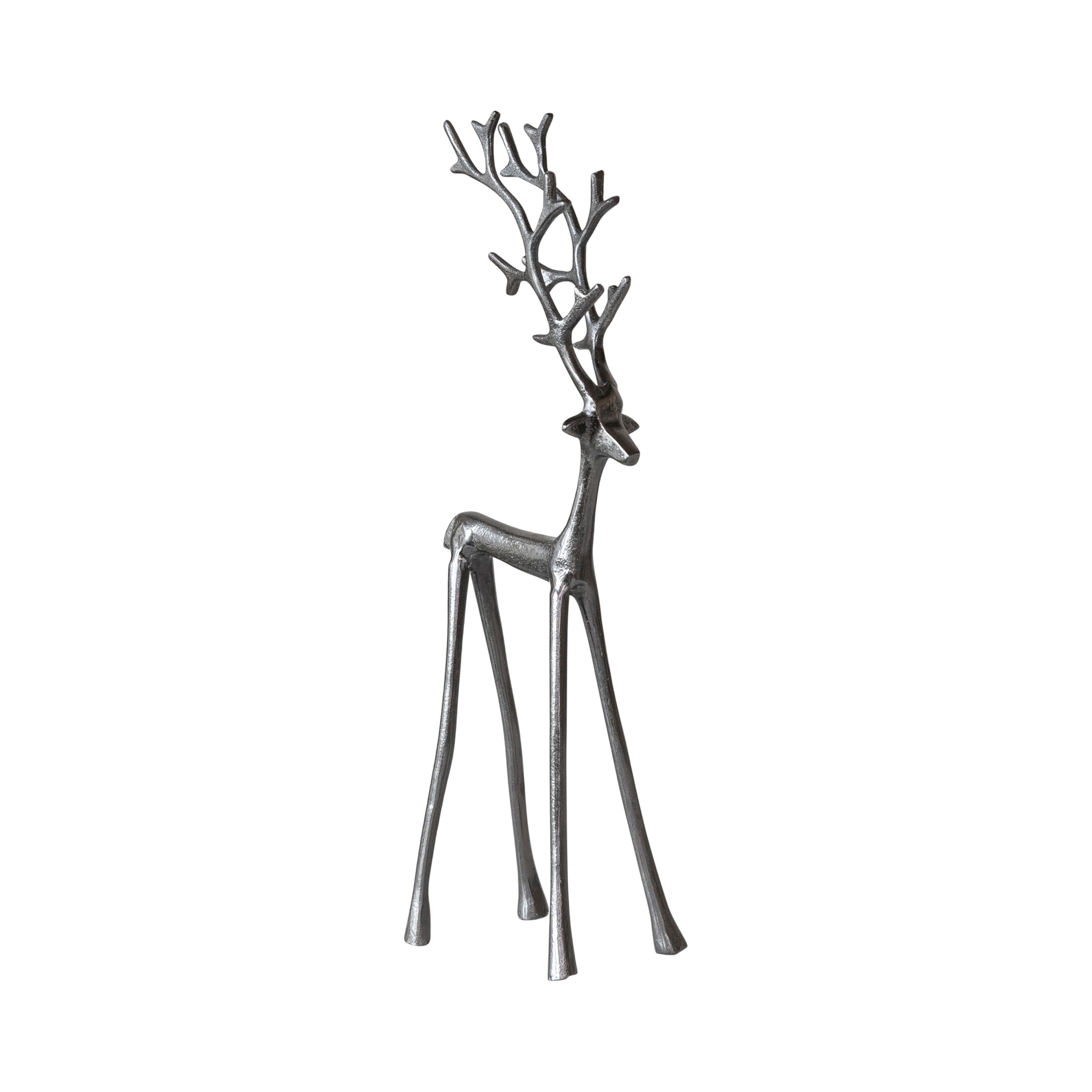 Creative Co-Op renne face avant finition gunmetal, accent moderne pour intérieur