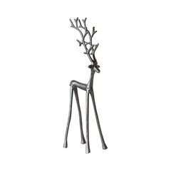 Creative Co-Op renne face avant finition gunmetal, accent moderne pour intérieur