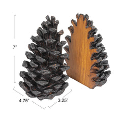 Creative Co-Op gros plan texture résine avec effet bronze valorisant détail