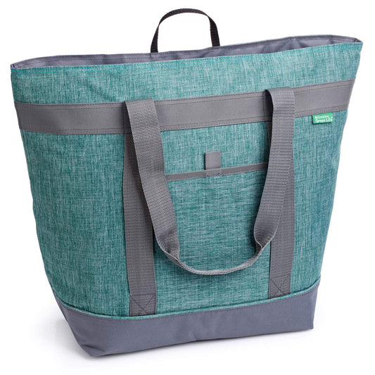 Creative Green Life vue avant du sac isotherme avec courses, protection maximale