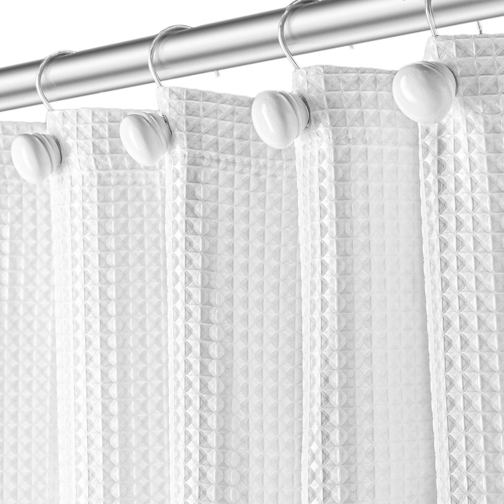Creative Scents rideau devant blanc élégant apportant une salle de bains raffinée