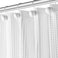 Creative Scents rideau devant blanc élégant apportant une salle de bains raffinée