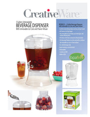 CreativeWare infuseur rempli de fruits ajoutant arômes naturels facilement