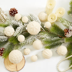 CristBest boules suspendues au sapin apportant chaleur et cohérence