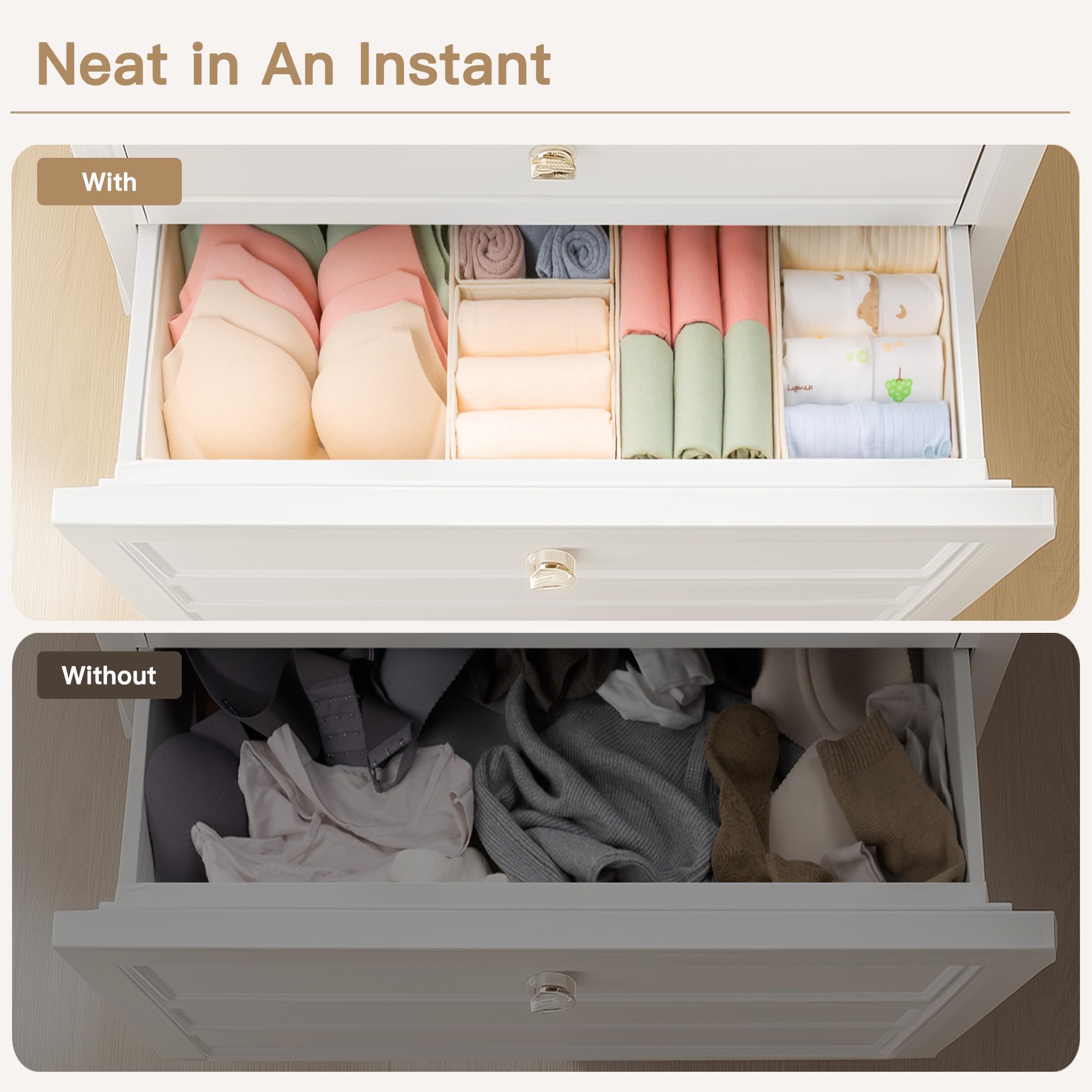 Criusia organisateurs utilisés ailleurs que la commode, polyvalence