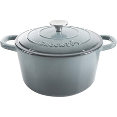Crock-Pot cocotte face avant slate gray montrant design et capacité