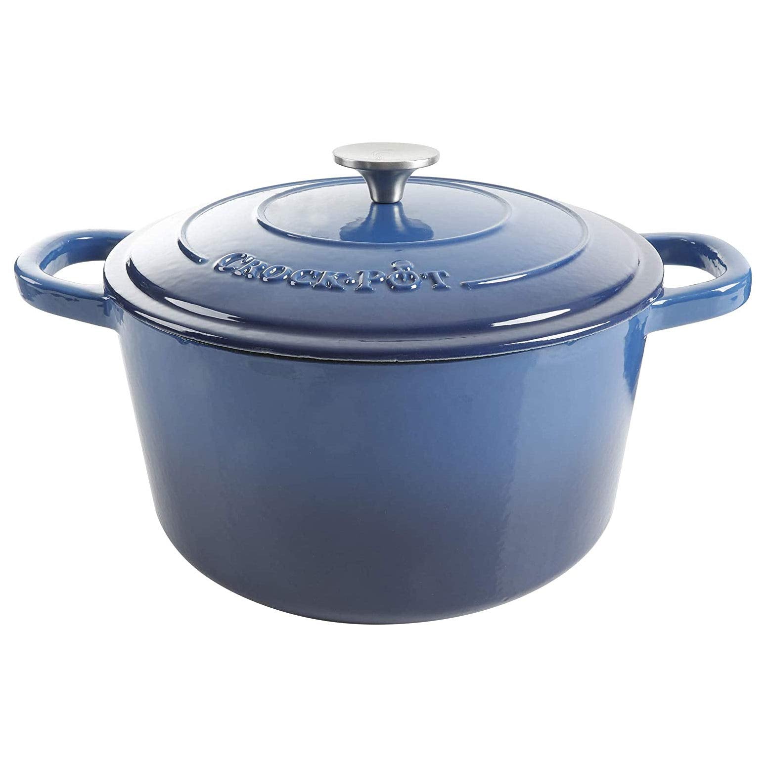 Crock-Pot cocotte face avant Sapphire Blue, design élégant et fonctionnel
