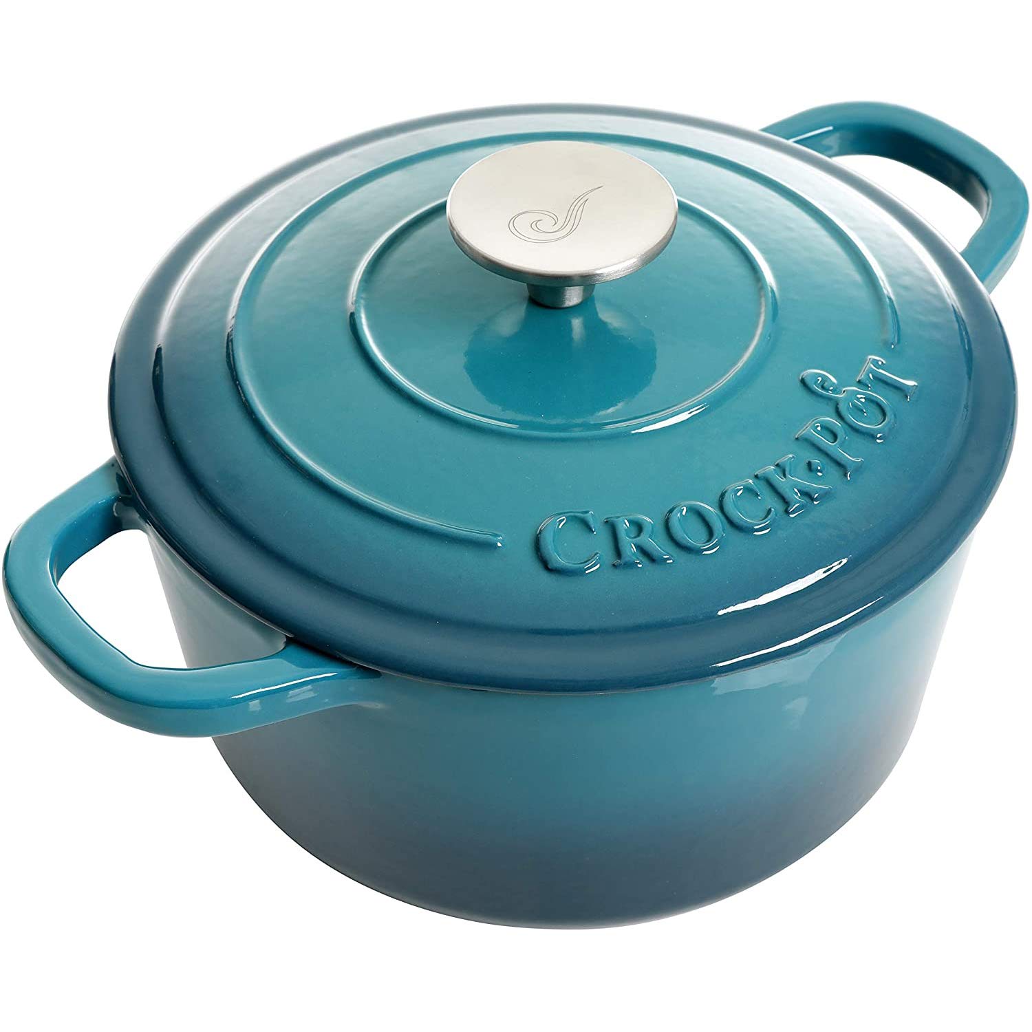 Crock-Pot gros plan sur émail lisse montrant résistance et nettoyage facile