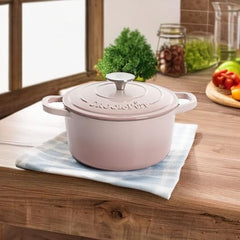 Crock-Pot gros plan émail lisse montrant facilité de nettoyage