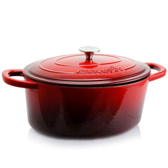 Crock-Pot cocotte ovale face rouge écarlate pour service élégant