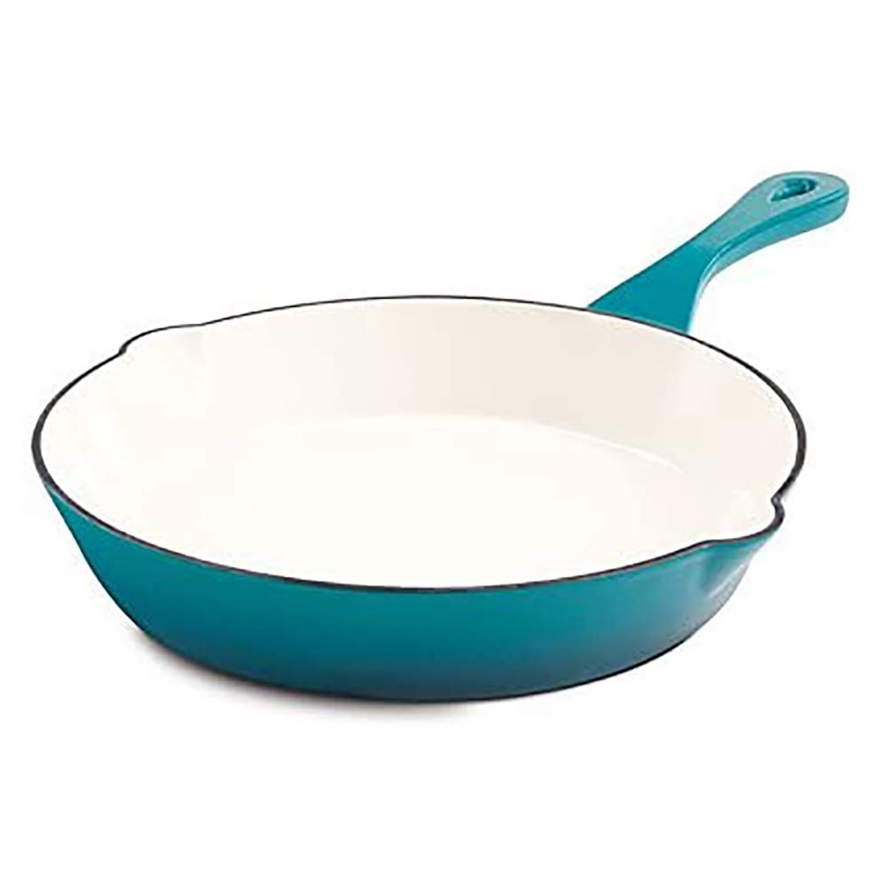 Crock-Pot poêle Artisan 10" teal sur table, bel effet déco et cuisson uniforme