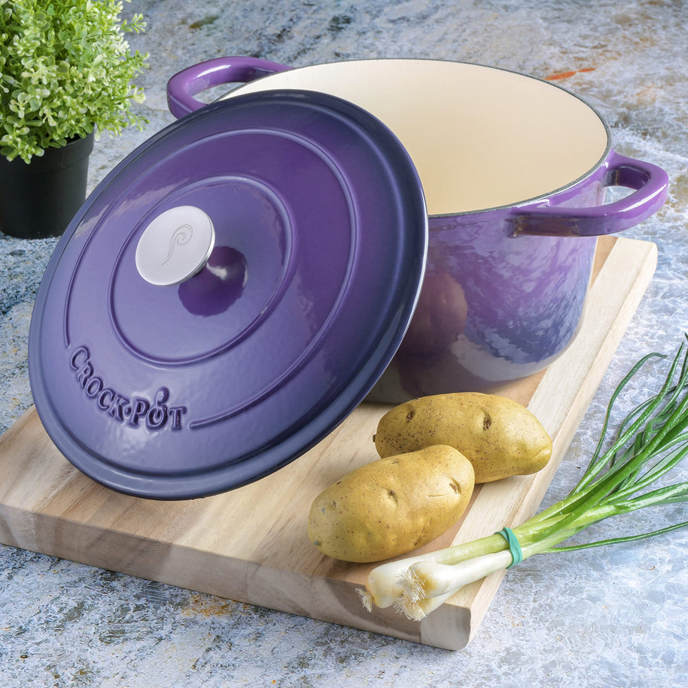 Crock‑Pot Artisan servi à table montrant esthétique lavande et service immédiat