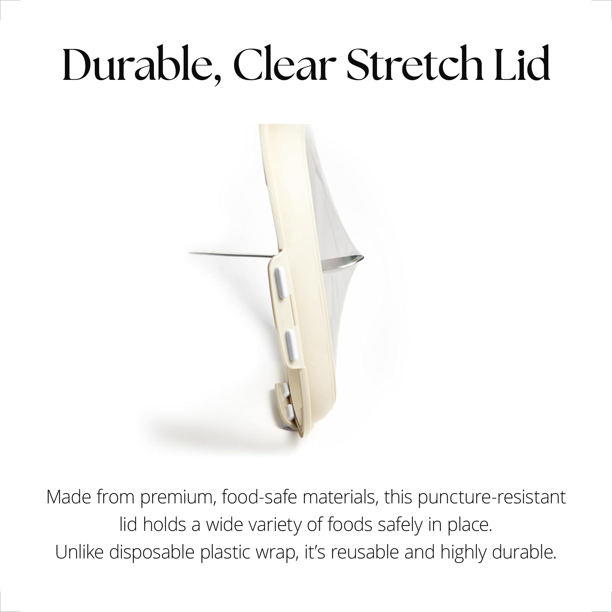 Crudités zoom matériau sans BPA garantissant sécurité durable