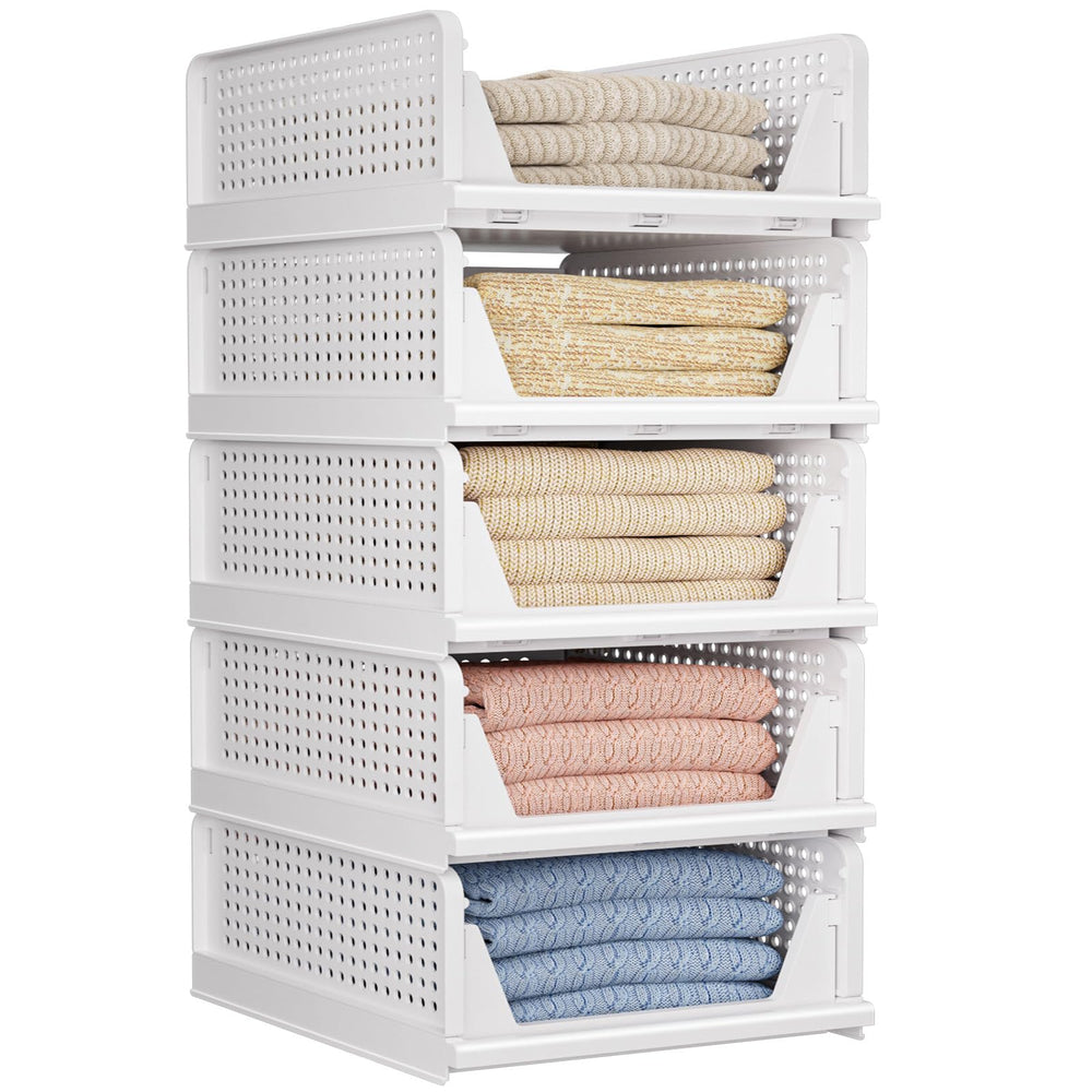 CTSNSLH boîte ouverte remplie de vêtements pour rangement visible