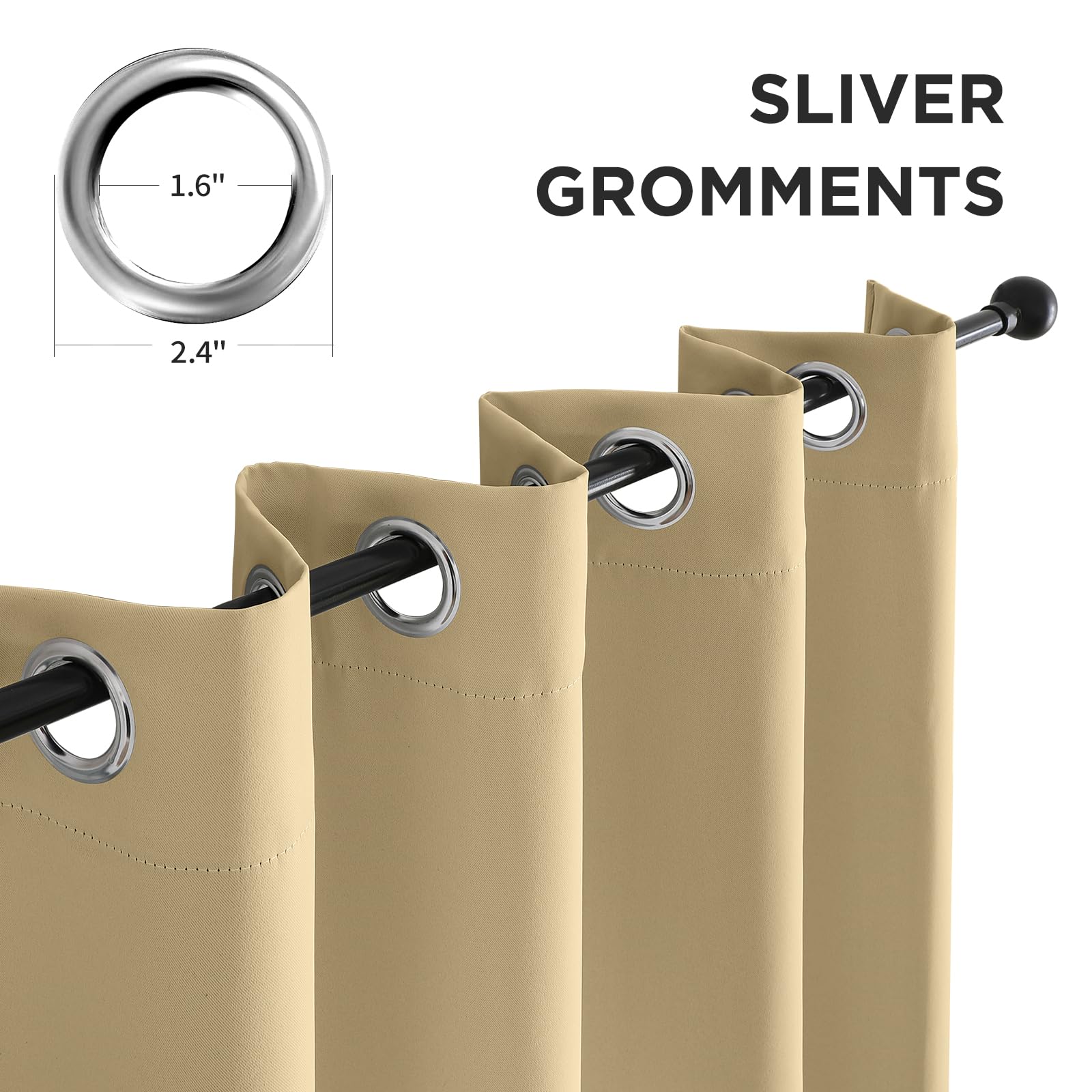 CUCRAF détail œillet métallique argente pour installation fluide et durable