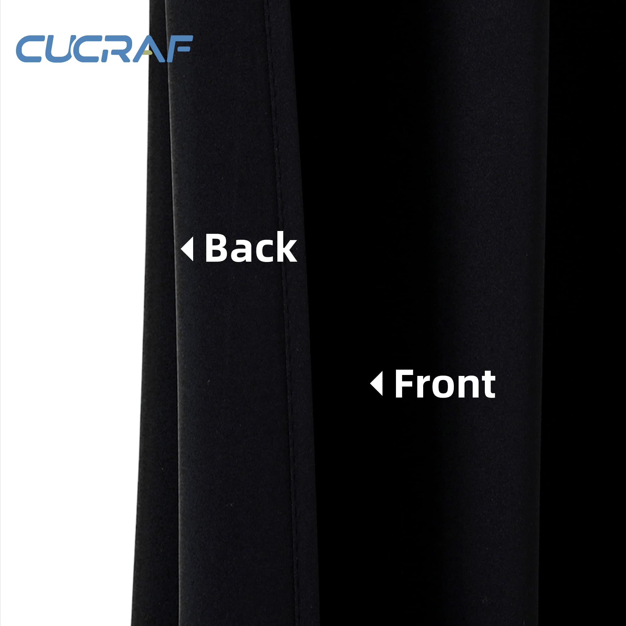CUCRAF vue sur plis et tombant offrant un aspect soigné et uniforme