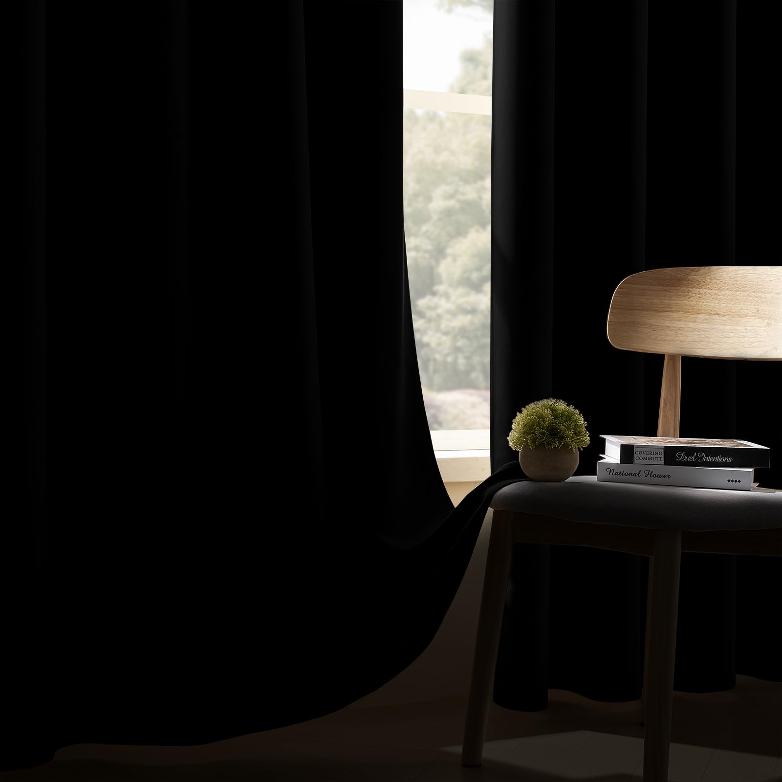 CUCRAF rideau dans un salon créant ambiance calme et cosy