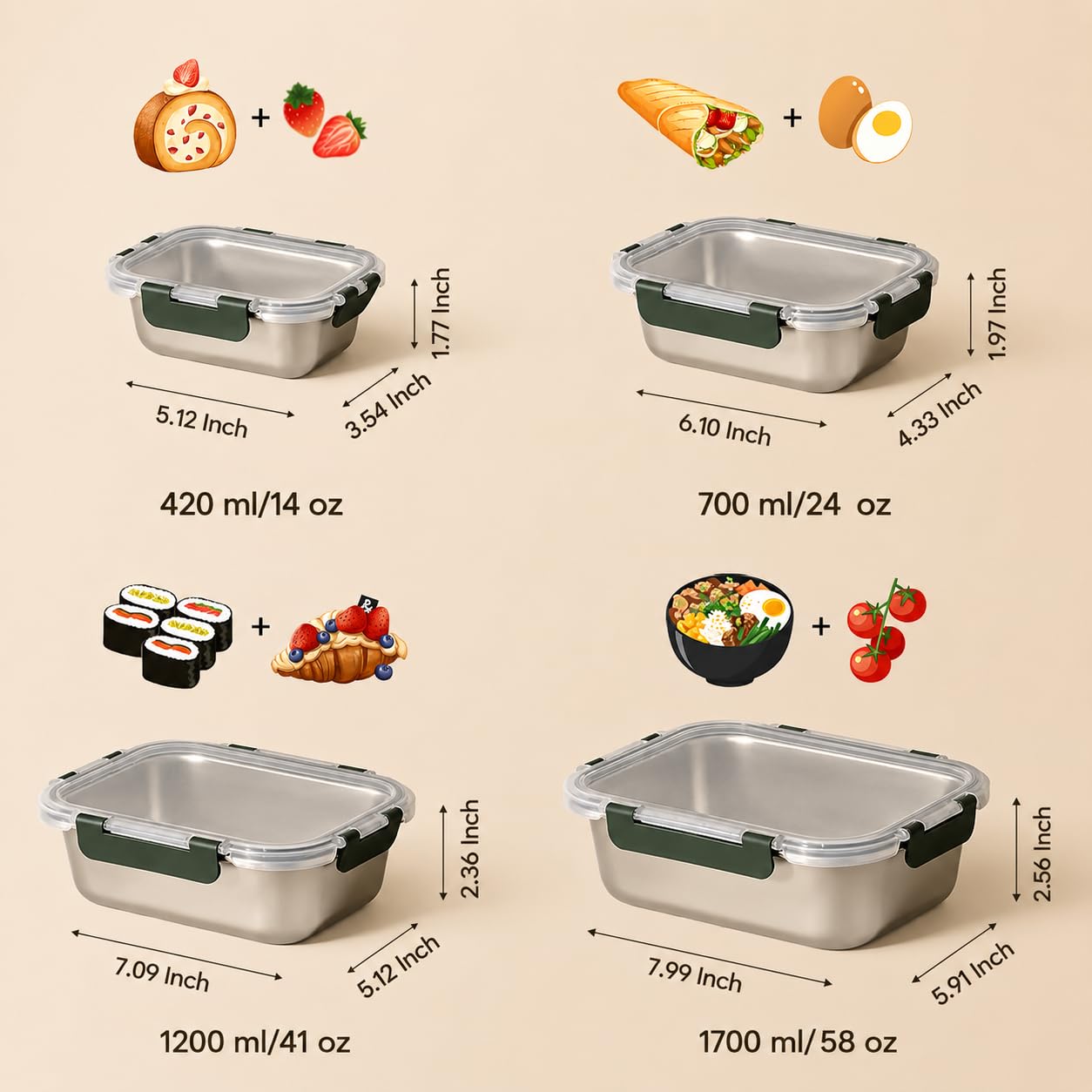 Cuiselect boîte ouverte avec salade montrant conservation facile des aliments