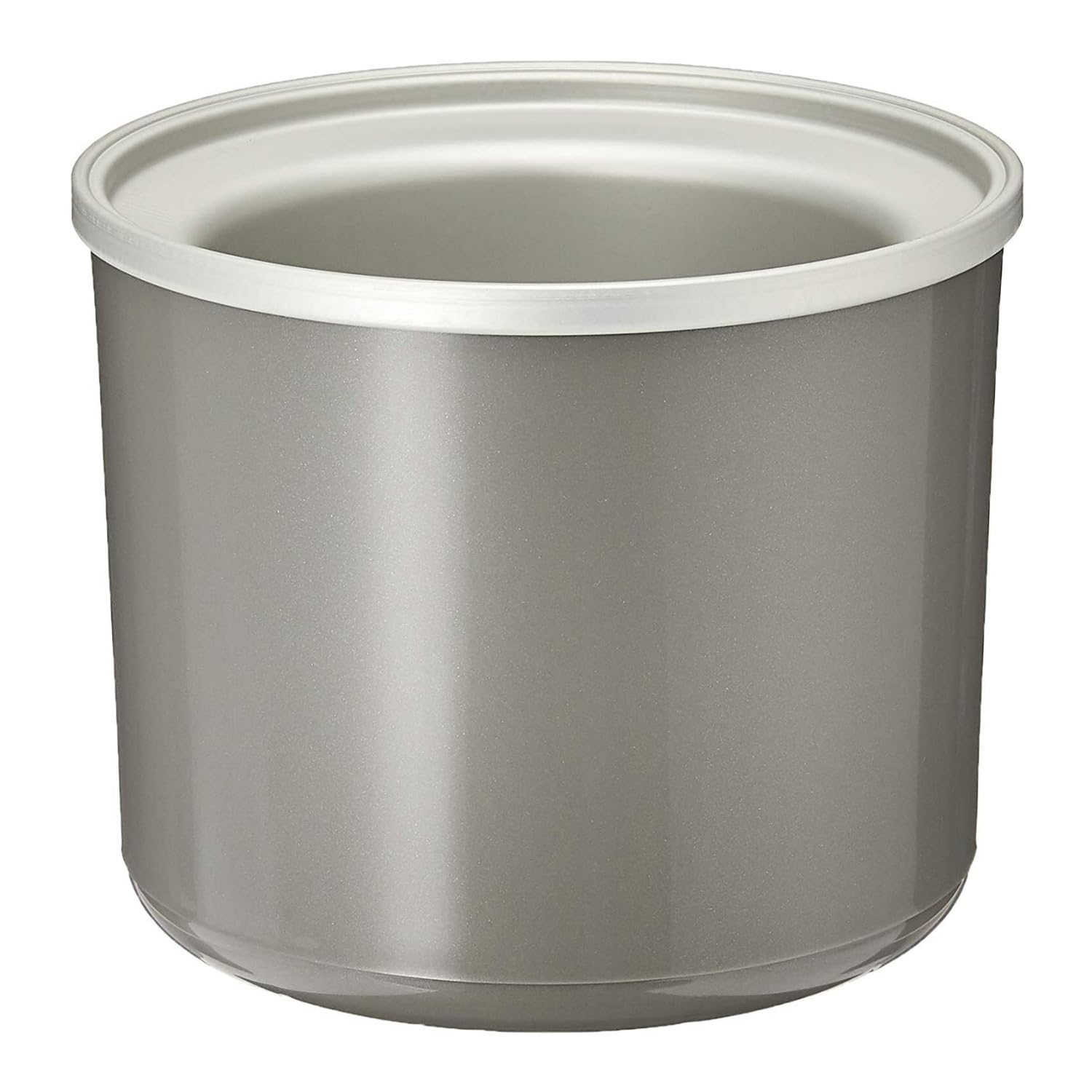 Cuisinart bol congélateur face montrant finition inox et gain de temps
