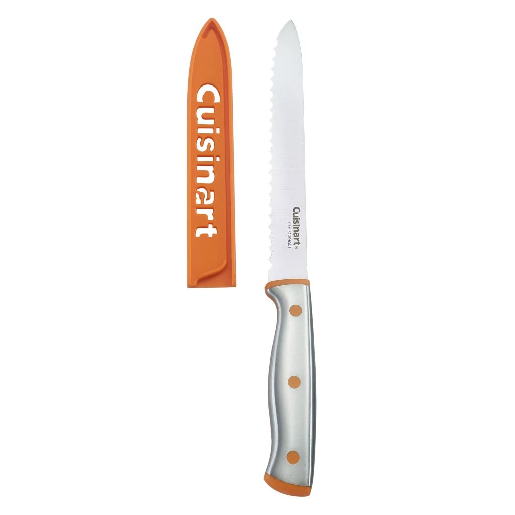 Cuisinart comparaison taille couteaux avec main illustrant échelle réelle