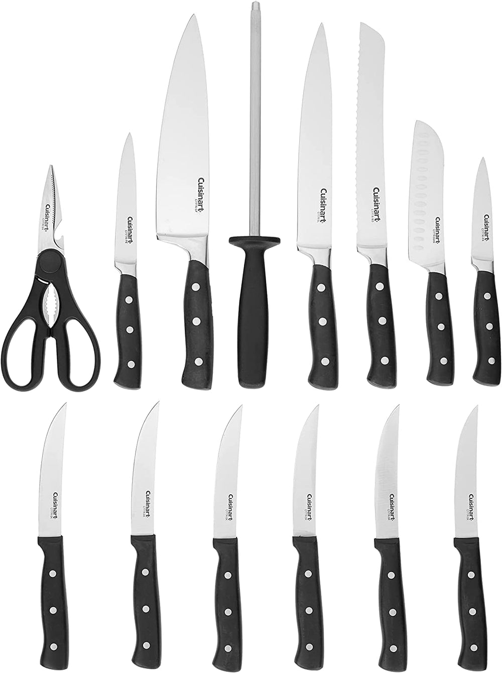 Cuisinart couteau de chef en usage garantissant contrôle confortable