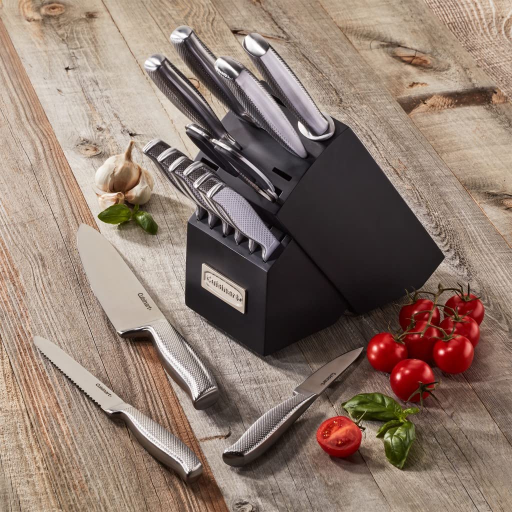 Cuisinart couteaux à steak gros plan pour trancher facilement