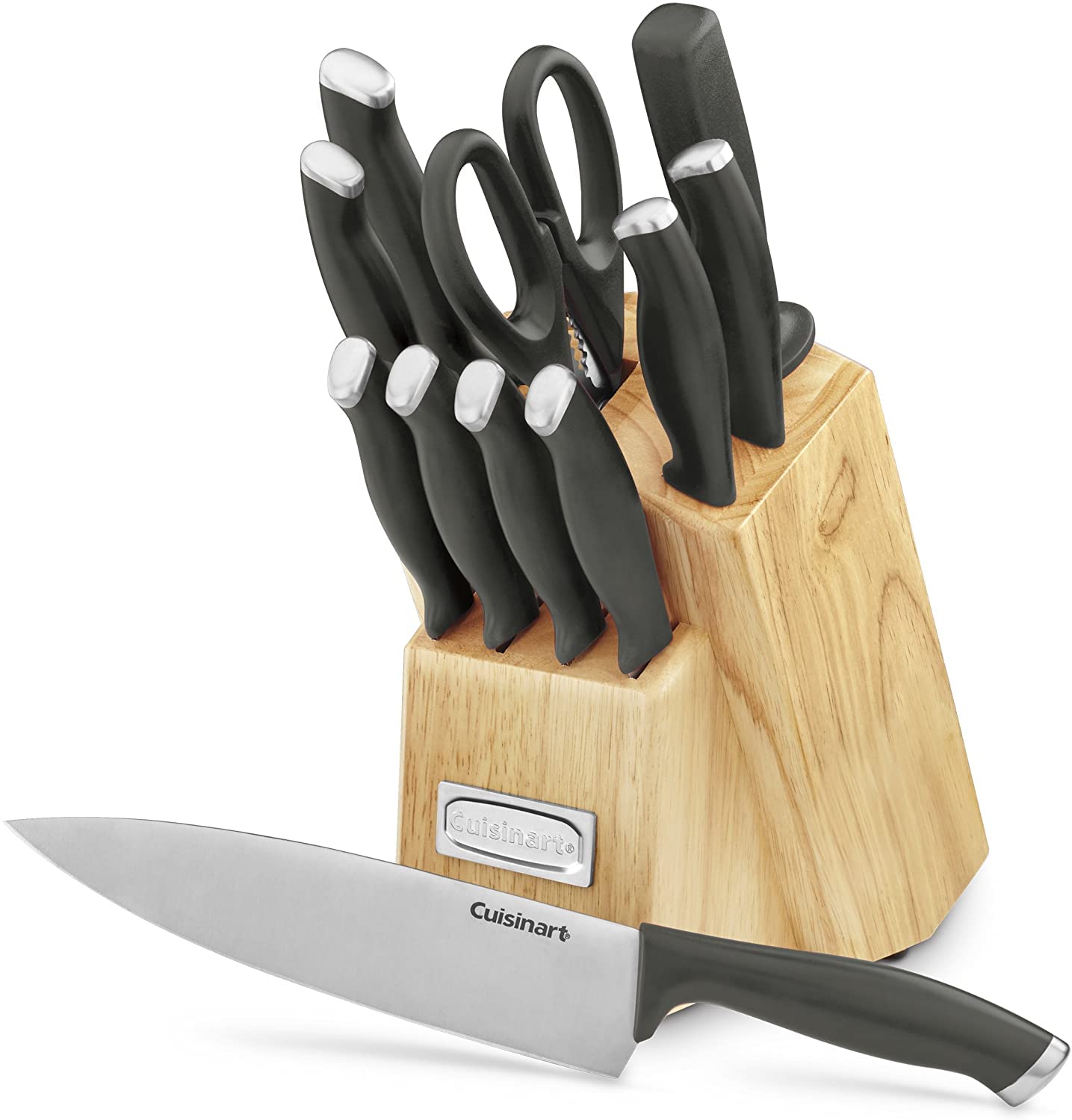 Cuisinart gros plan lame de chef mettant en valeur coupe nette et durabilité