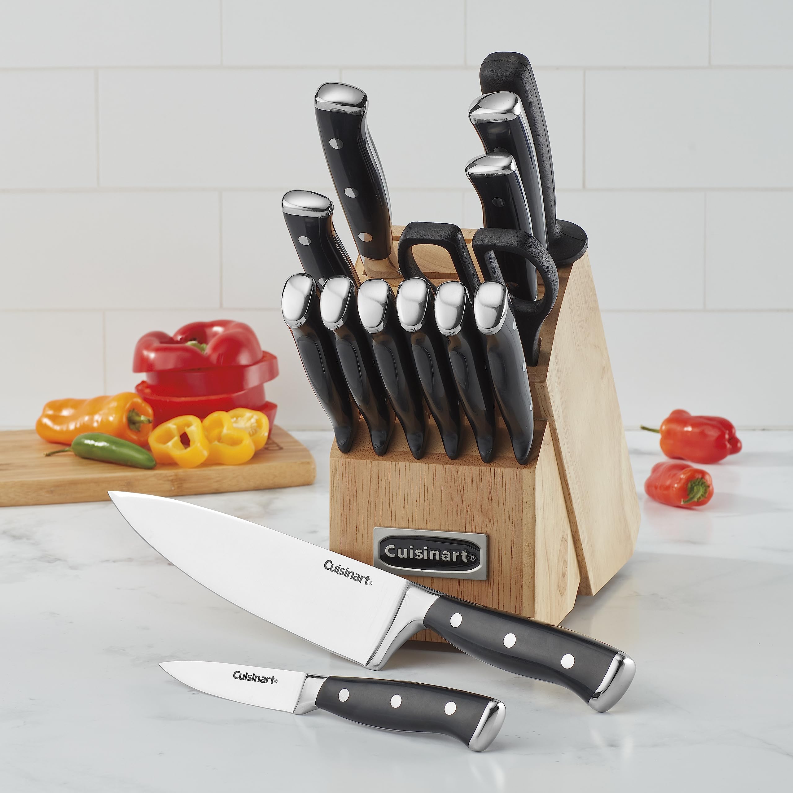 Cuisinart détail lame et manche forgé, précision et prise en main sûre