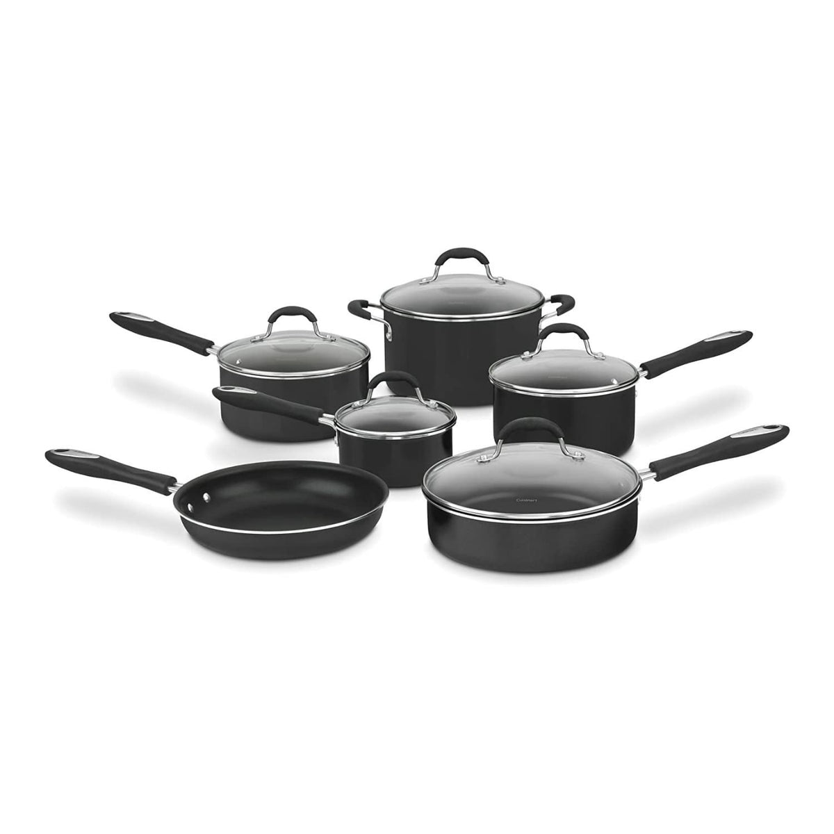 Cuisinart vue avant du set 11 pièces montrant élégance et polyvalence