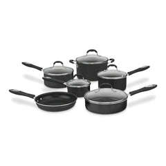 Cuisinart vue avant du set 11 pièces montrant élégance et polyvalence