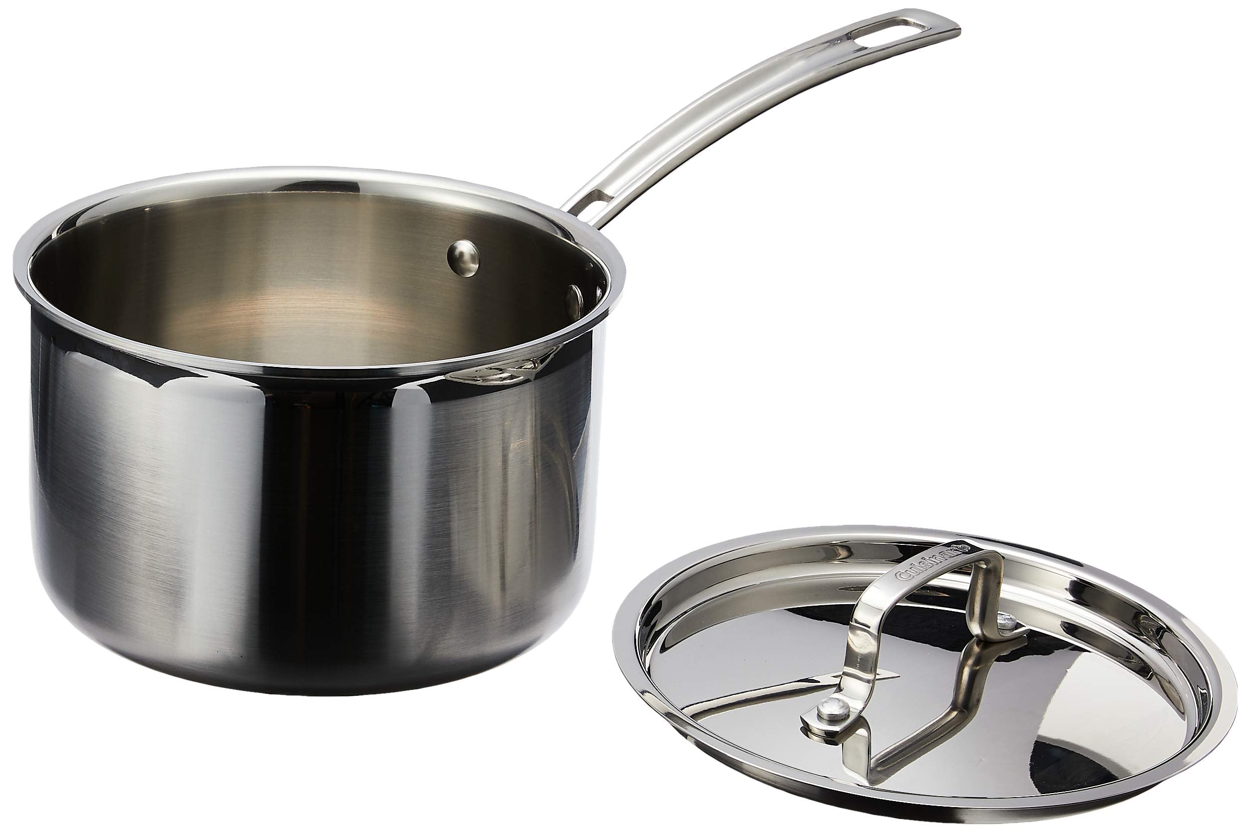 Cuisinart vue avant de la casserole 3 L offrant cuisson uniforme