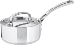 Cuisinart FCT19-14 gros plan tri‑ply montrant texture inox, cuisson homogène