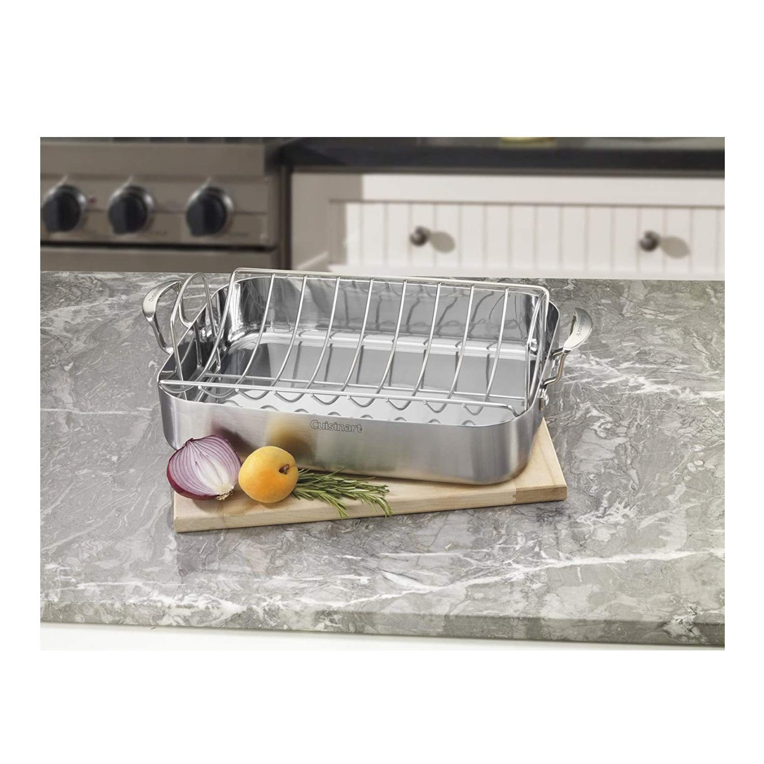 Cuisinart grille solide gros plan montrant circulation de chaleur et drainage